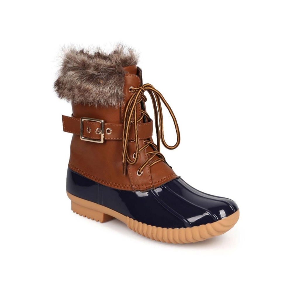 Nature Breeze Belted Zip Duck Boot in Navy 🆕️